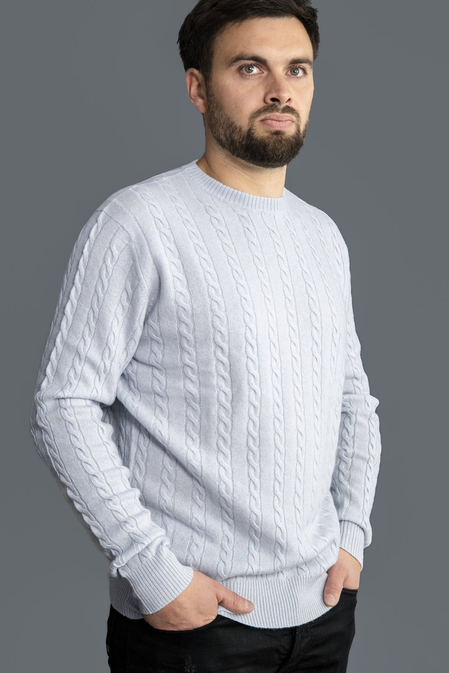 Pullover mit  C-Neck