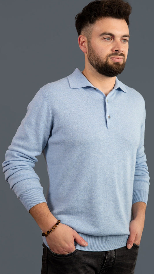 Pullover mit Polokragen