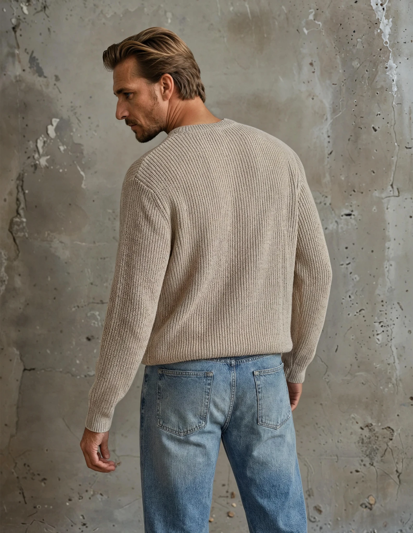 Beige meliert
