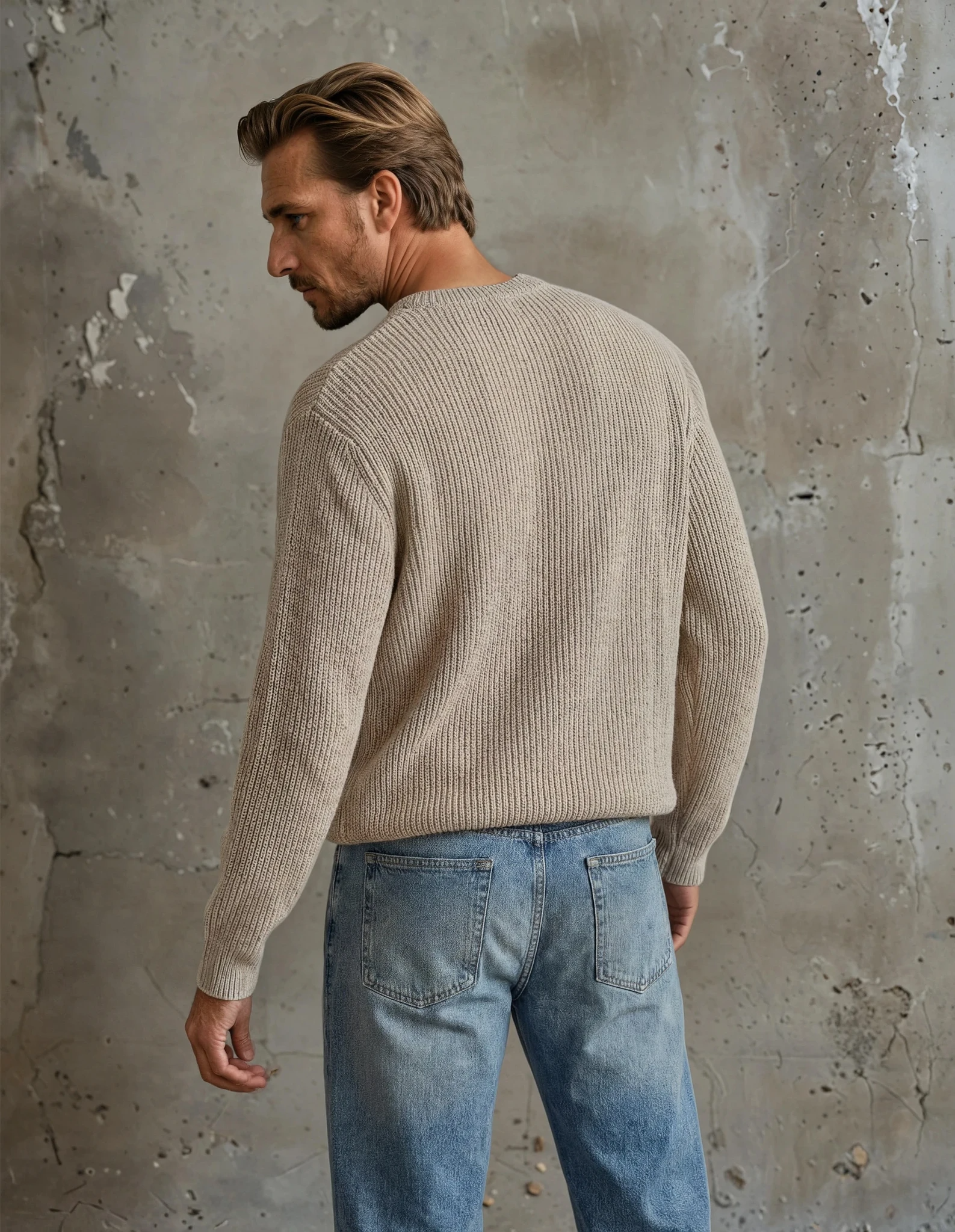 Beige meliert
